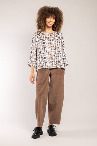 Checkerboard Lulu Top