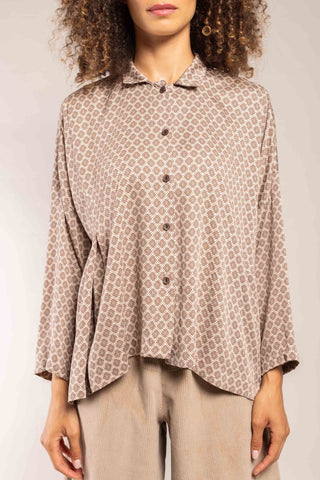 Chemise Lana Semis Beige