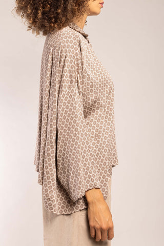 Chemise Lana Semis Beige
