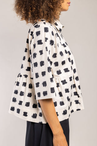 Chemise Glory Damier Noir & Blanc