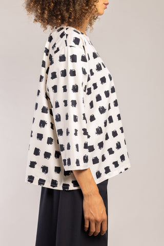 Top Lulu Damier Noir & Blanc