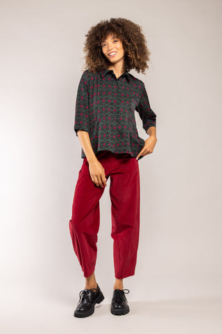 Chemise Glory Rosaces
