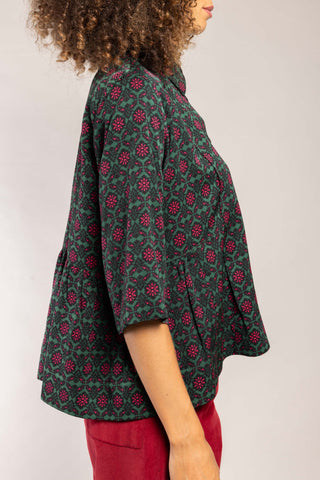 Chemise Glory Rosaces