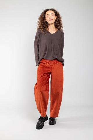 Pantalon Léon Velours caramel