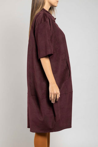 Robe Tali Velours côté
